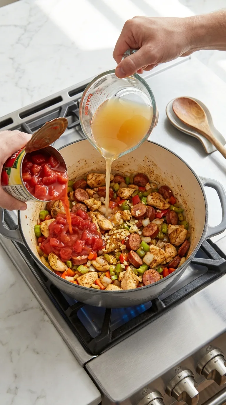 Jambalaya Recipe for Mardi Gras step 20