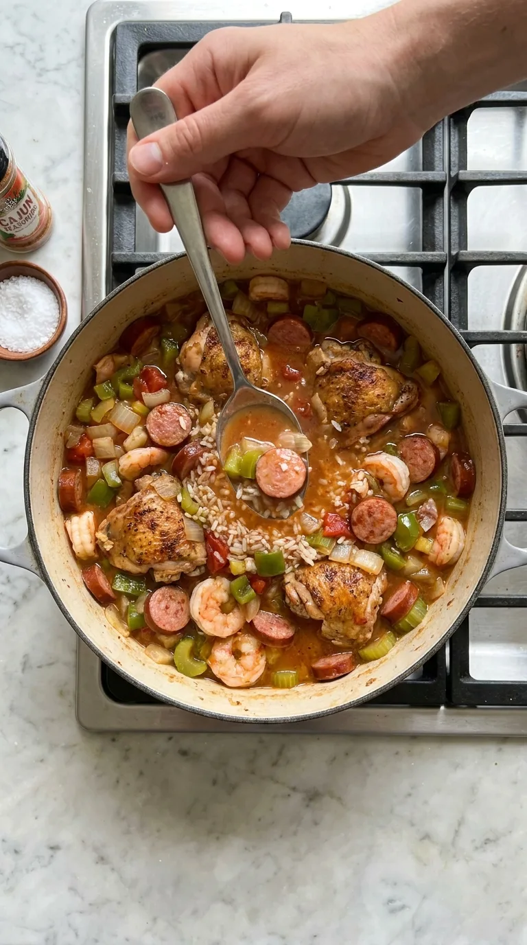 Jambalaya Recipe for Mardi Gras step 5