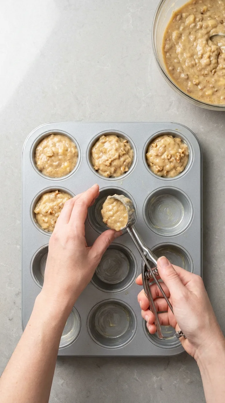 Moist Banana Bread Muffins step 5
