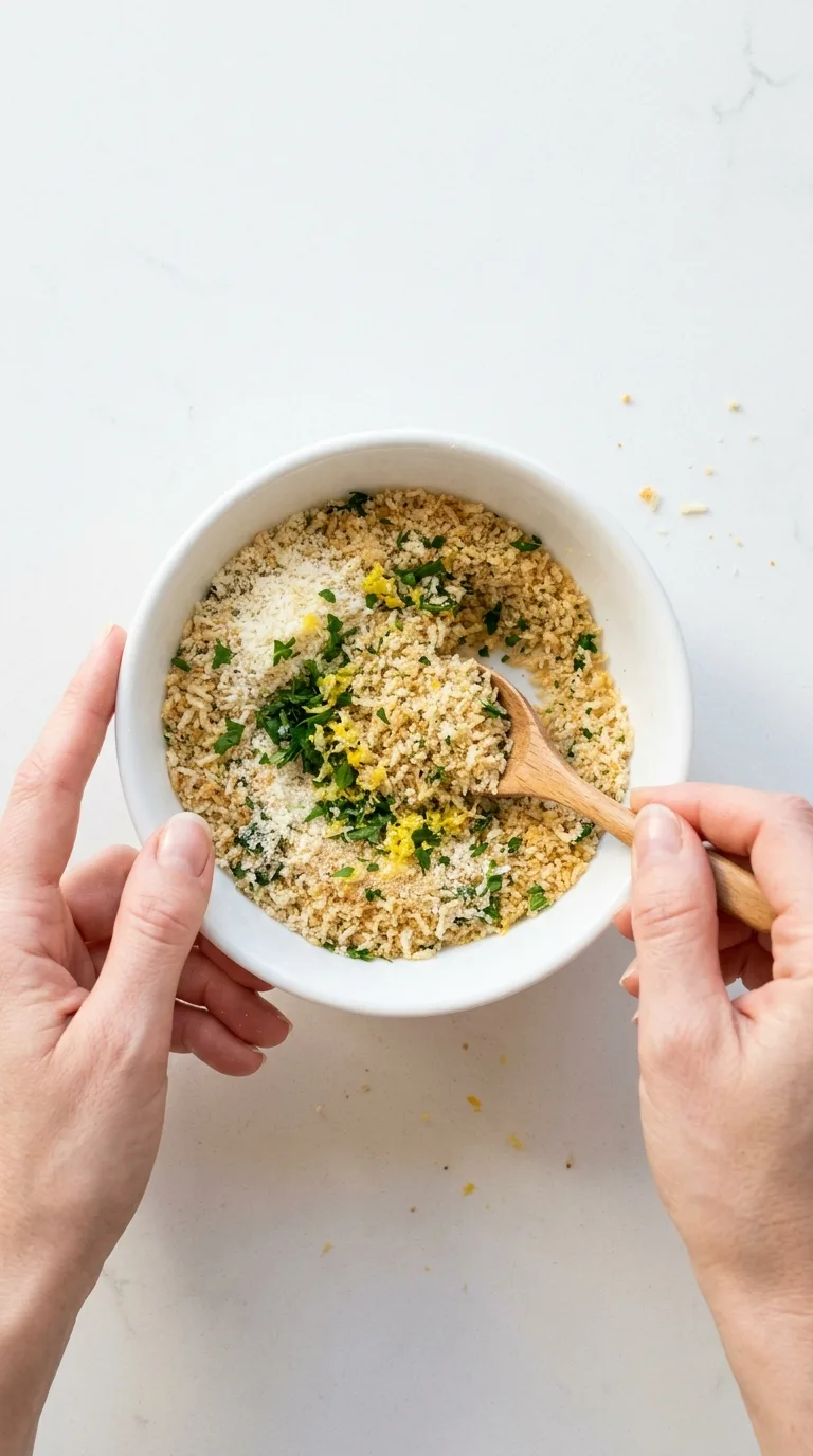 Parmesan Crusted Salmon with Lemon and Herbs step 3
