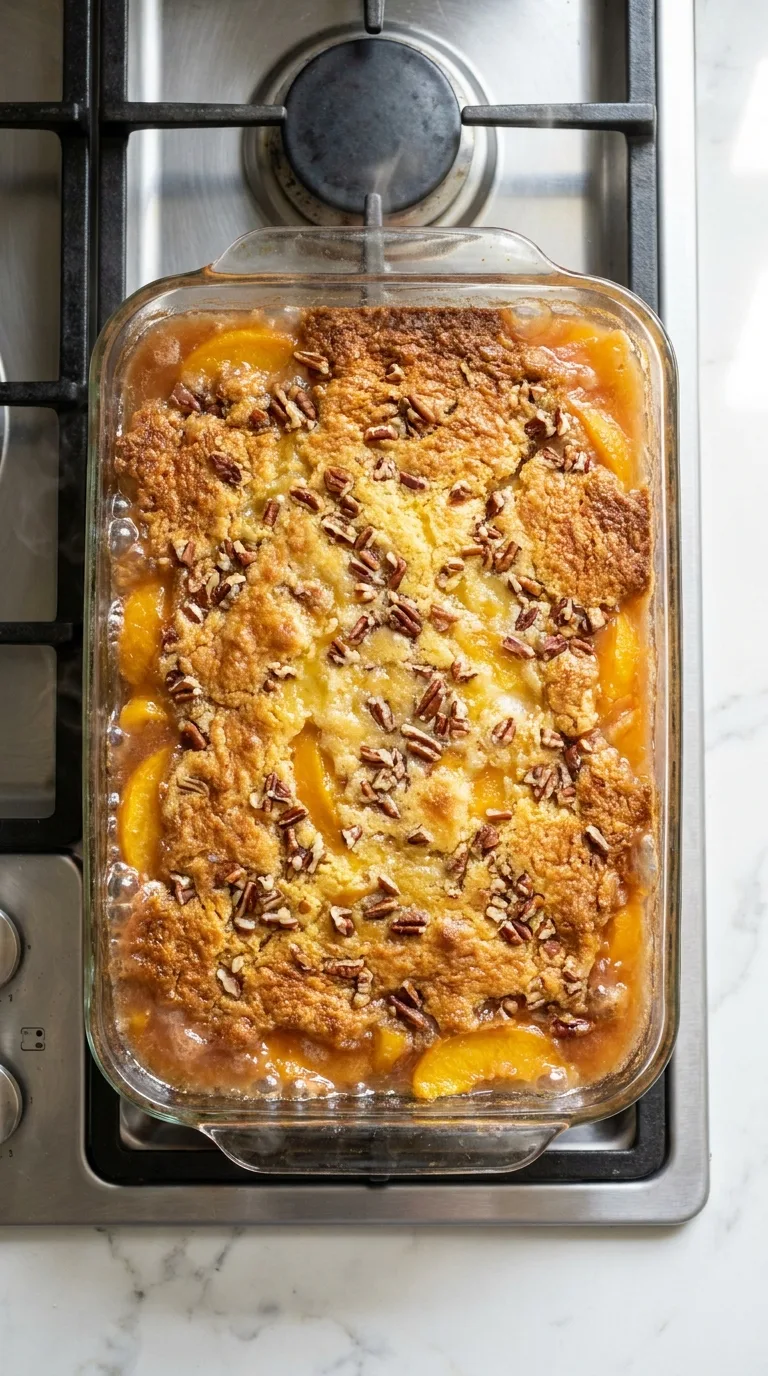 Peach Dump Cake step 12