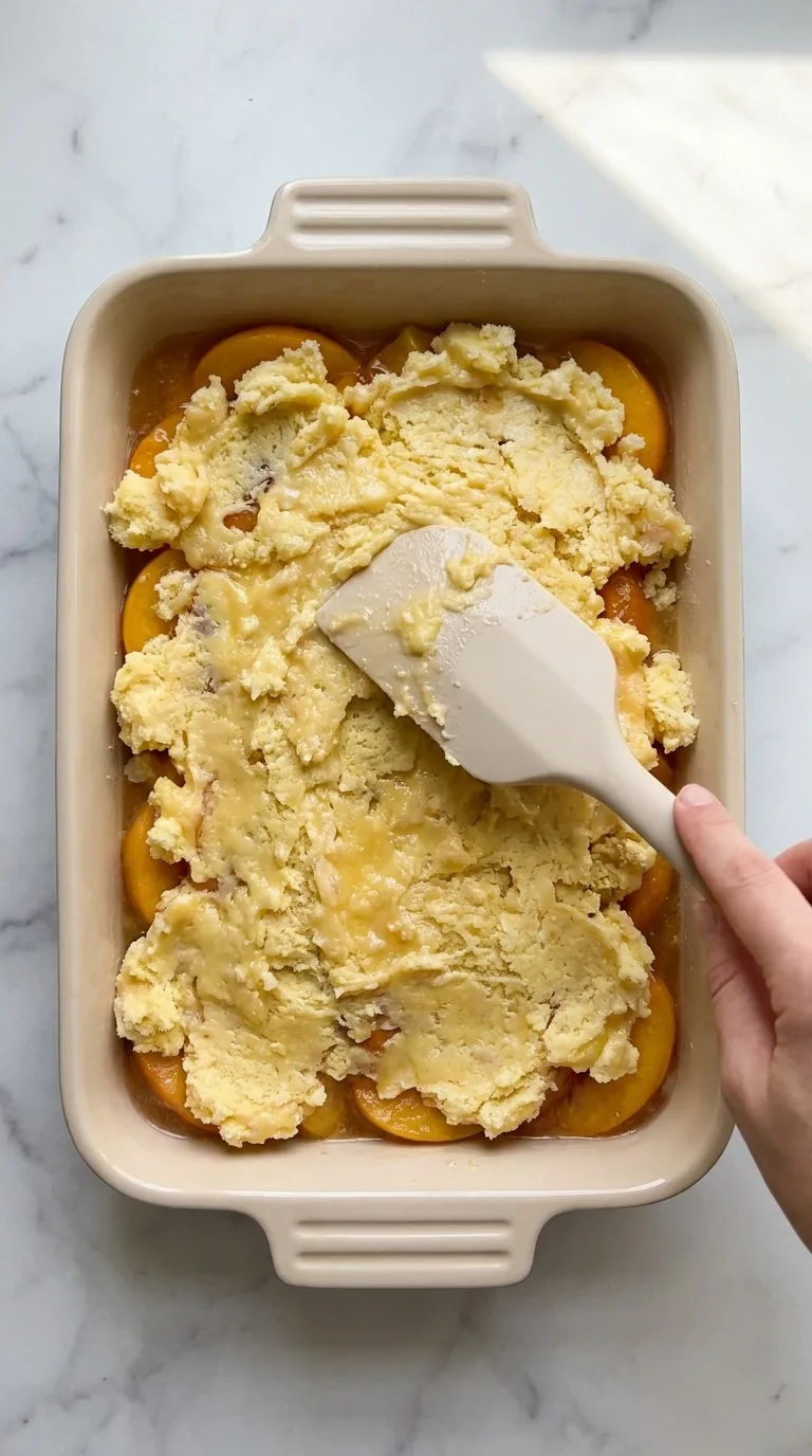 Peach Dump Cake step 8