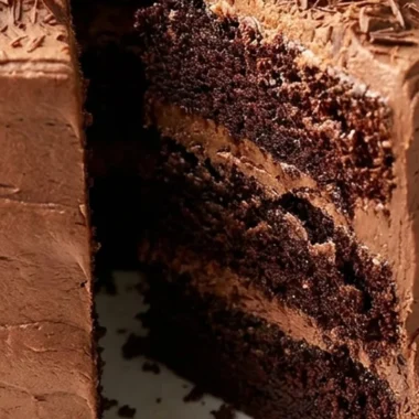 Rich Chocolate Layer Cake with Chocolate Buttercream finished recipe