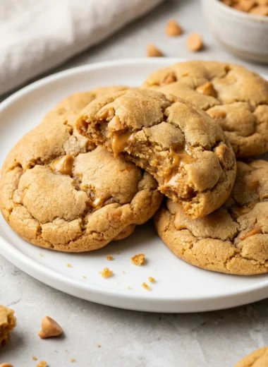 Soft Butterscotch Pudding Cookies finished recipe