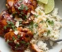 Spicy Maple Chicken & Coconut Rice