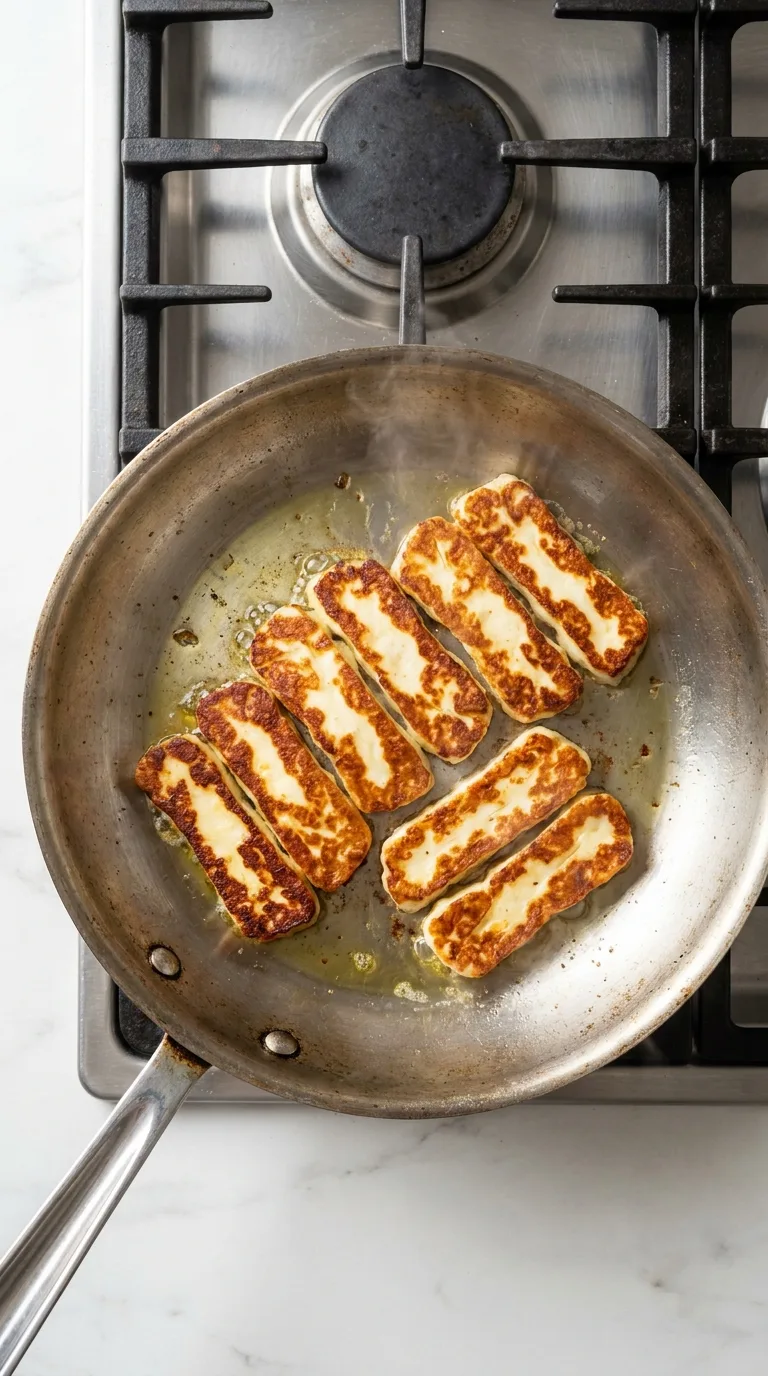 Sweet Chili Halloumi Wraps step 4