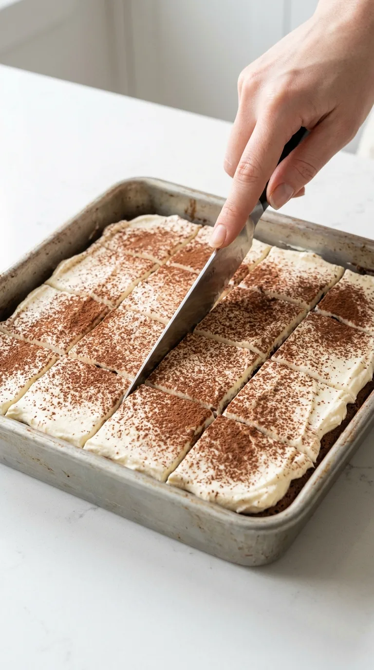 Tiramisu Brownies with Mascarpone Cream step 15