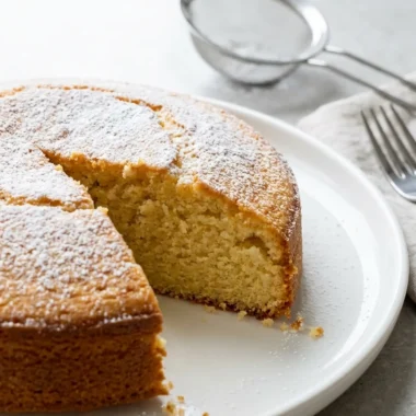 Yogurt Cake finished recipe
