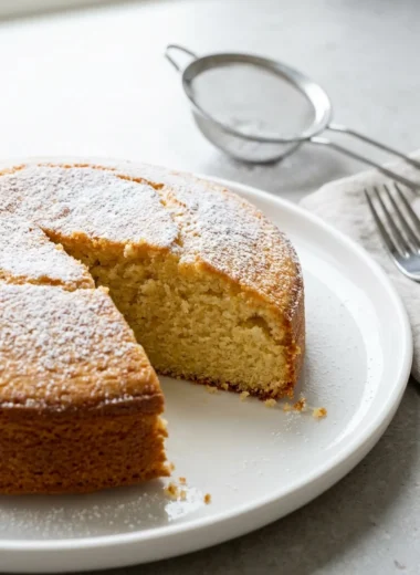 Yogurt Cake finished recipe