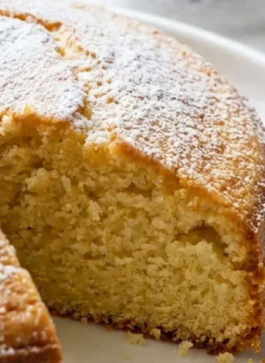 Yogurt Cake finished recipe