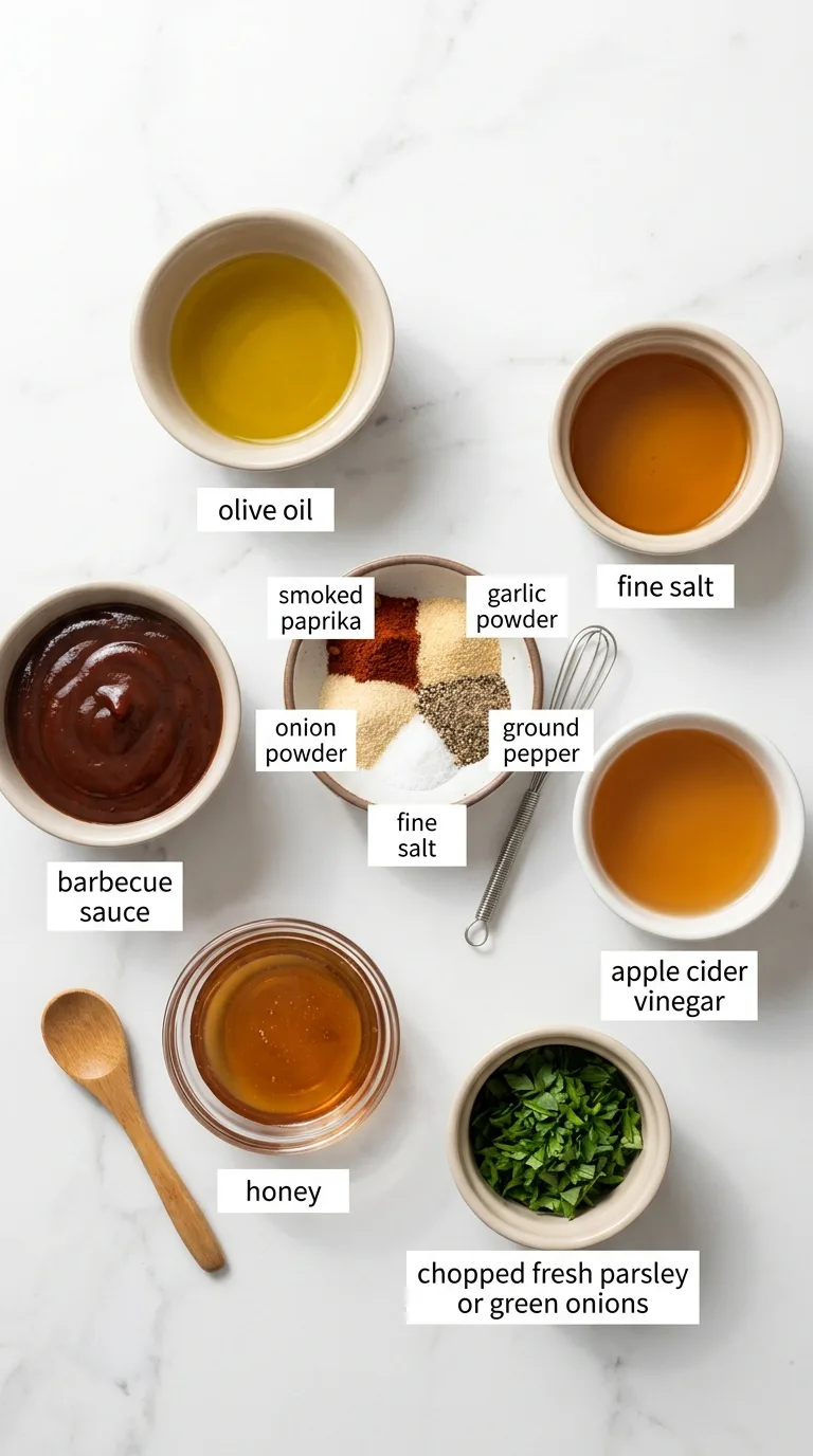 Baked BBQ Chicken Thighs ingredients