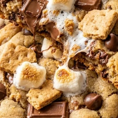 Bakery-Style Smores Chocolate Chip Cookies finished recipe