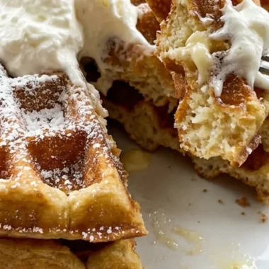Belgian Waffles finished recipe