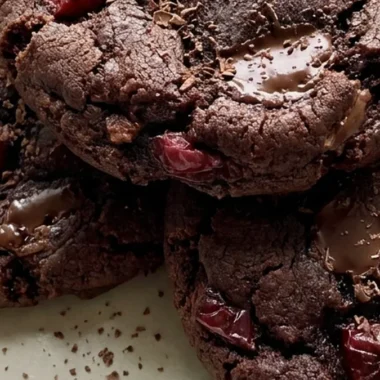 Black Forest Chocolate Cookies finished recipe