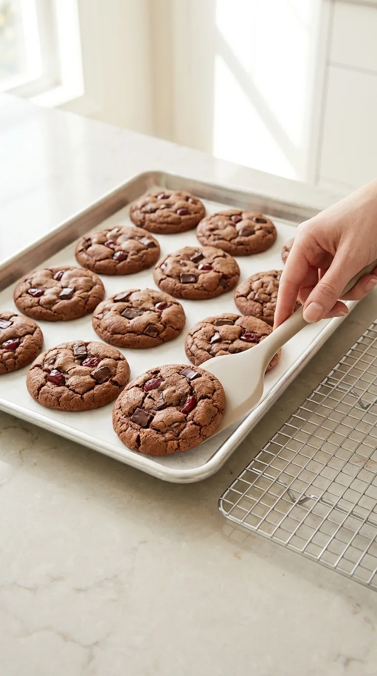 Black Forest Chocolate Cookies step 11