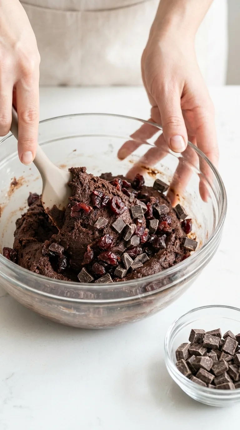Black Forest Chocolate Cookies step 6