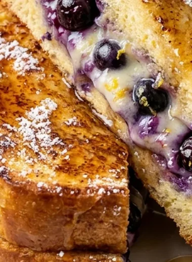 Blueberry Stuffed French Toast