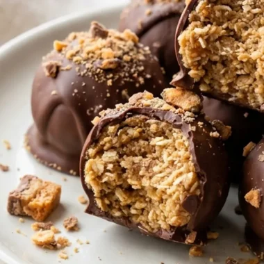 Butterfinger Bliss Balls finished recipe