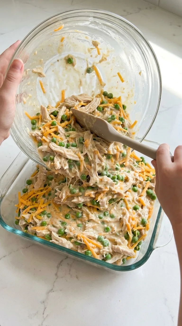 Chicken Casserole with Ritz Crackers step 5