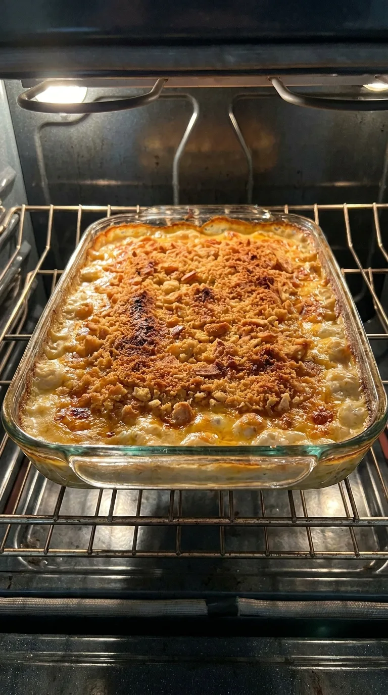Chicken Casserole with Ritz Crackers step 8
