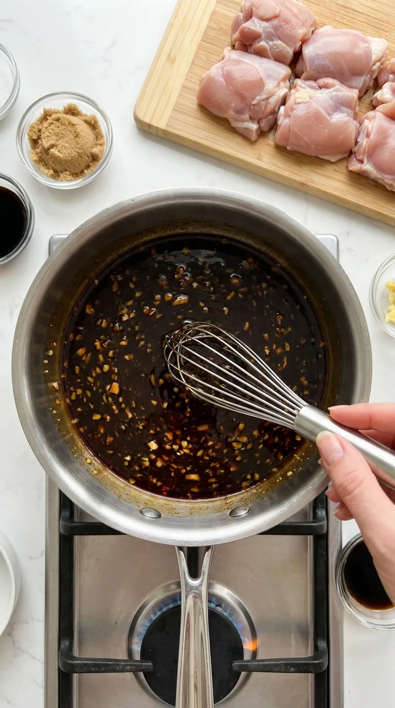 Chicken Teriyaki with Homemade Teriyaki Sauce step 1