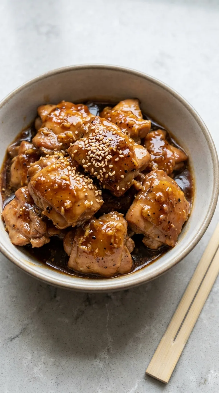 Chicken Teriyaki with Homemade Teriyaki Sauce step Final