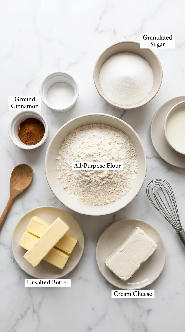 Cinnamon Roll Cake - Preparation Phase