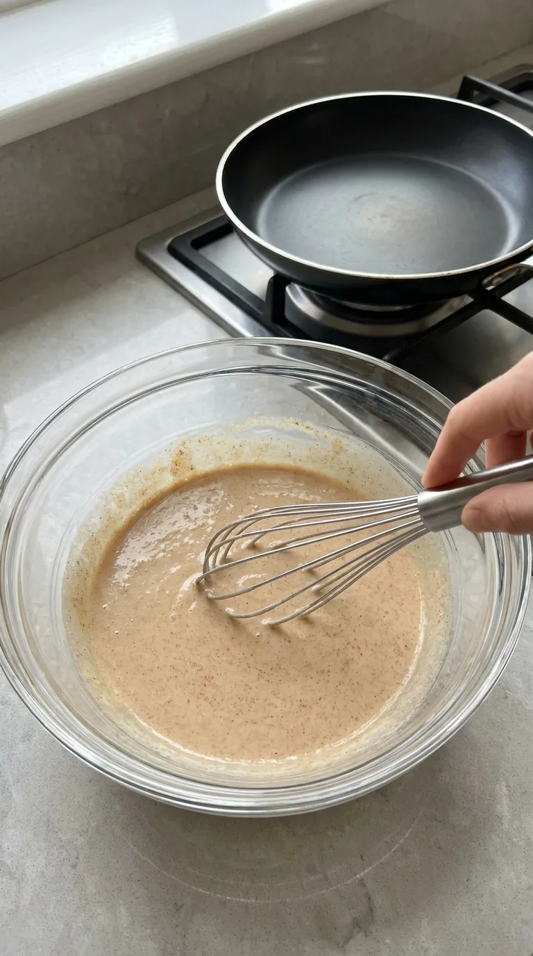 Cinnamon Roll Protein Crepes - Ingredients Layout