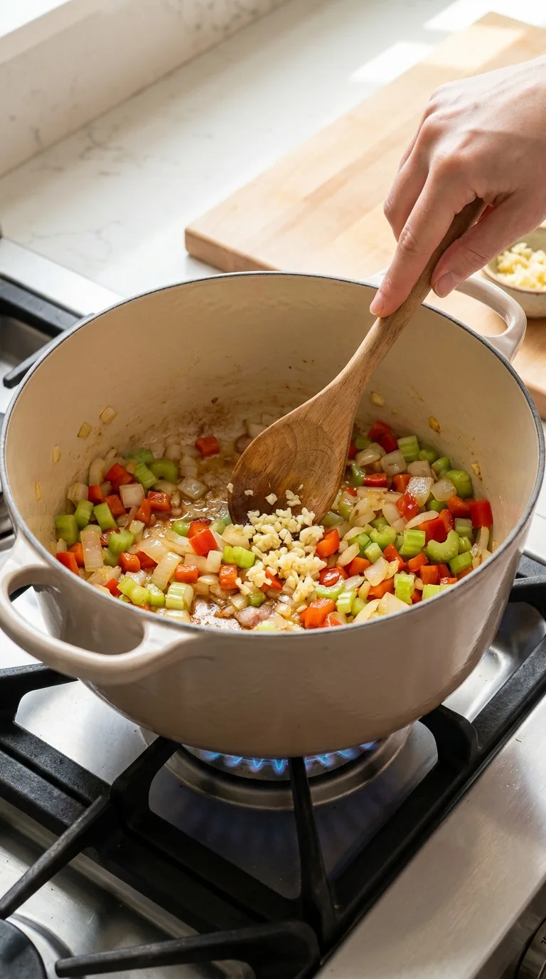 Creamy Corn Chowder with Potatoes and Bacon step 4