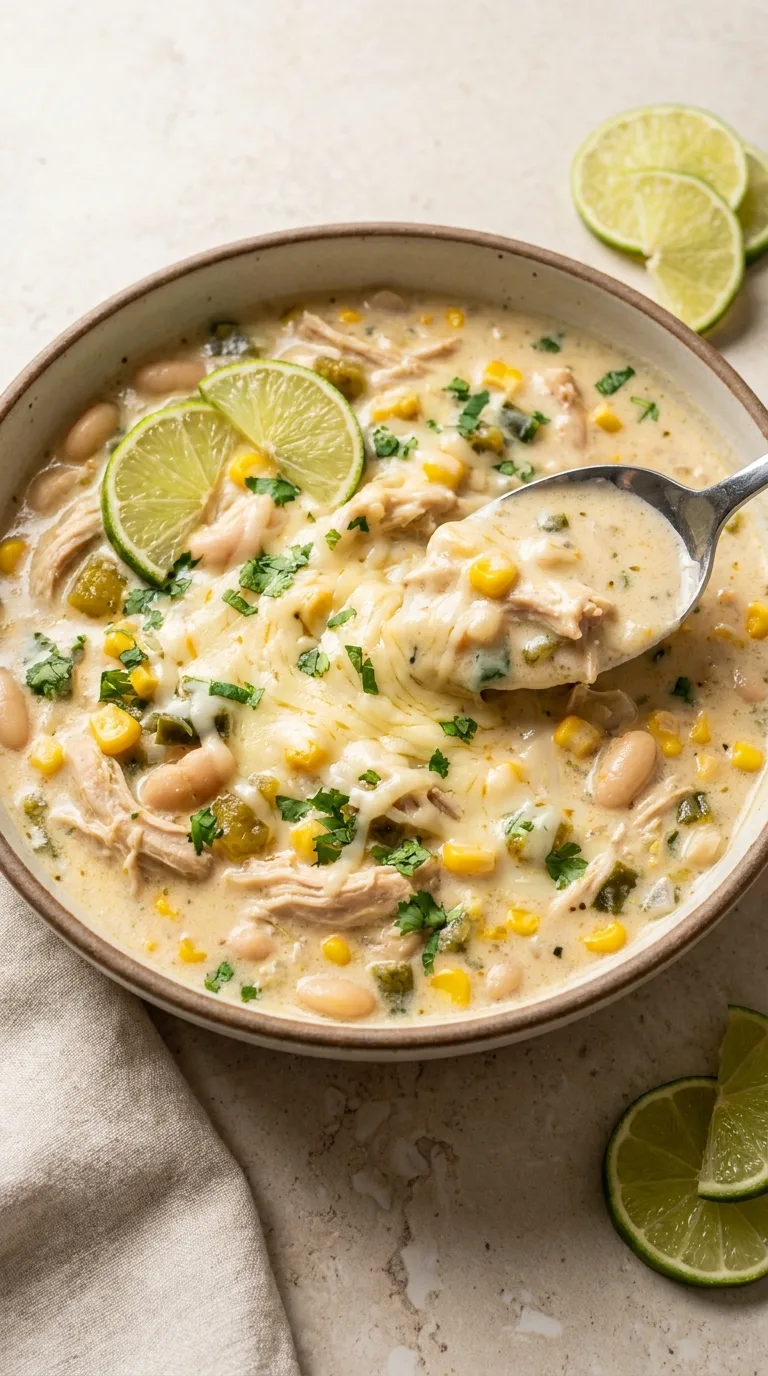 Creamy Crockpot Chicken Chili Delight featured image