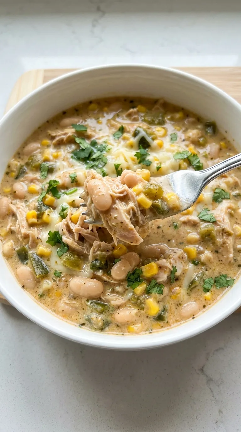 Creamy Crockpot Chicken Chili Delight step Final
