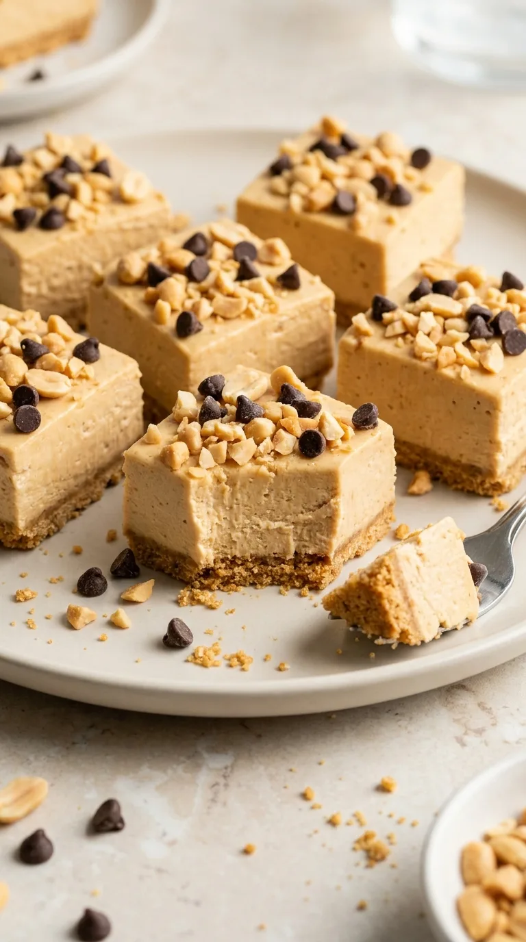 Creamy No-Bake Peanut Butter Cheesecake Bites featured image