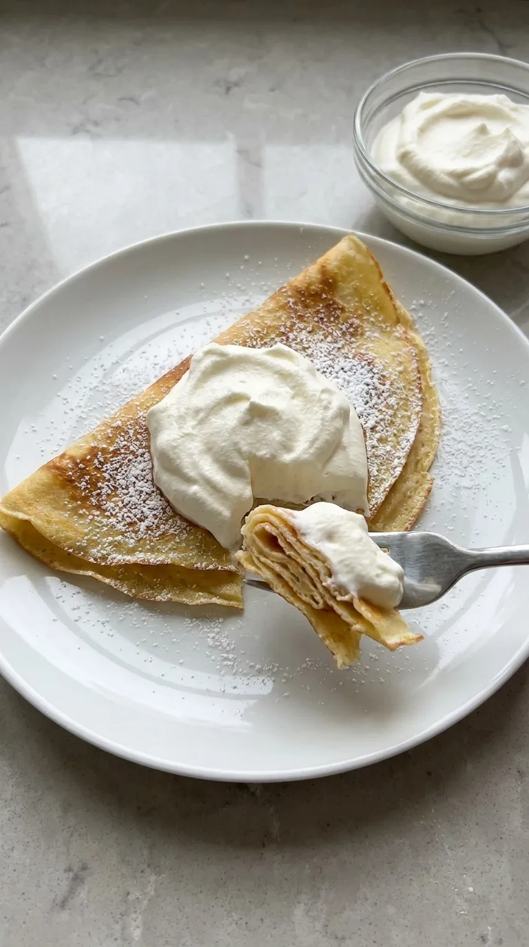 Crepes final dish