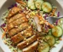 Crispy Cabbage Chicken Salad with Sesame Ginger Dressing