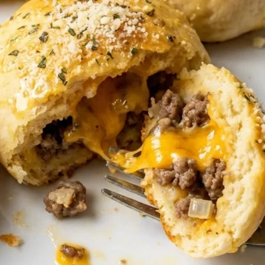 Delicious Garlic Parmesan Cheeseburger Bombs Recipe