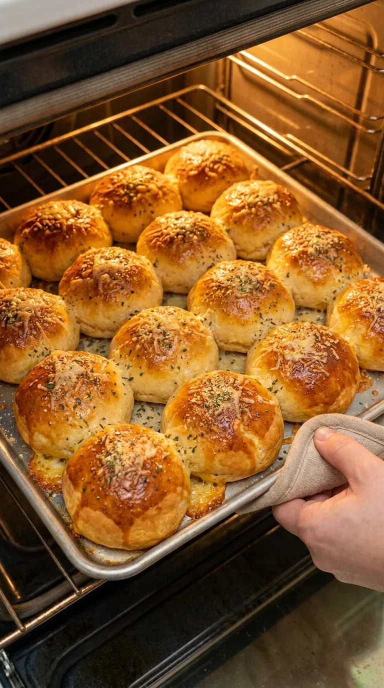 Delicious Garlic Parmesan Cheeseburger Bombs Recipe - Ingredients Layout