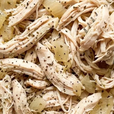Easy Shredded Chicken finished recipe