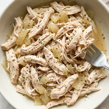 Easy Shredded Chicken finished recipe