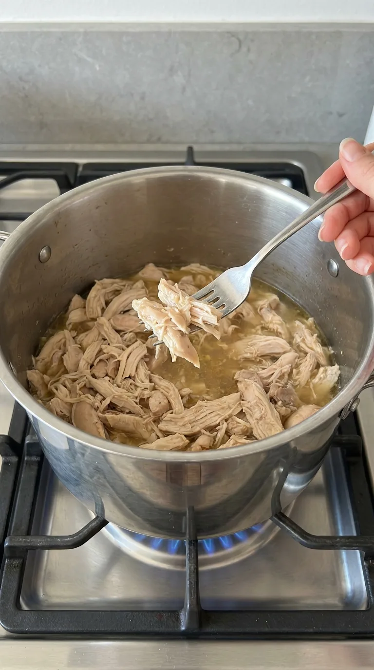 Easy Shredded Chicken step 9