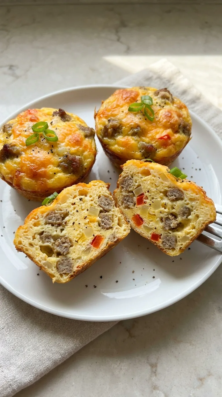 Egg, Cheese, and Sausage Muffins featured image