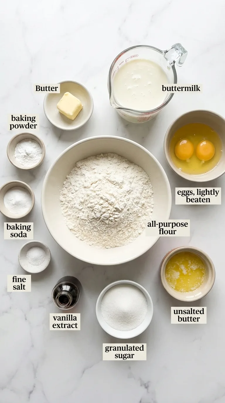 Fluffy Pancakes ingredients