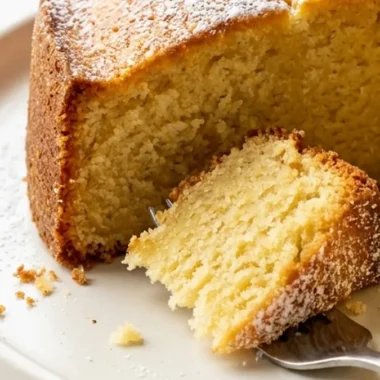 French Butter Cake finished recipe