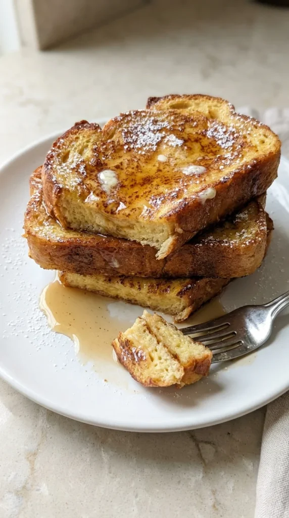 French Toast Breakfast full finished recipe