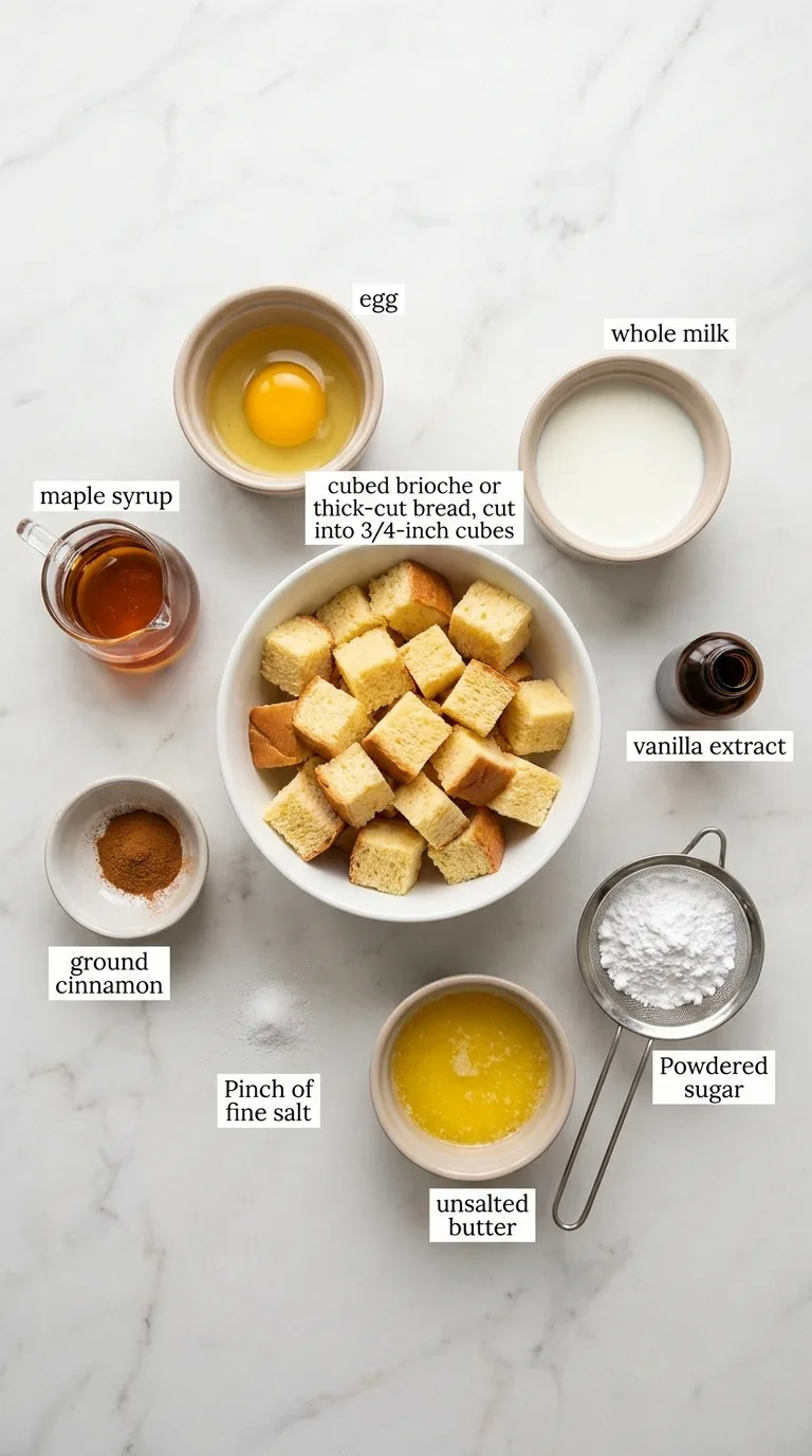 French Toast Mug ingredients