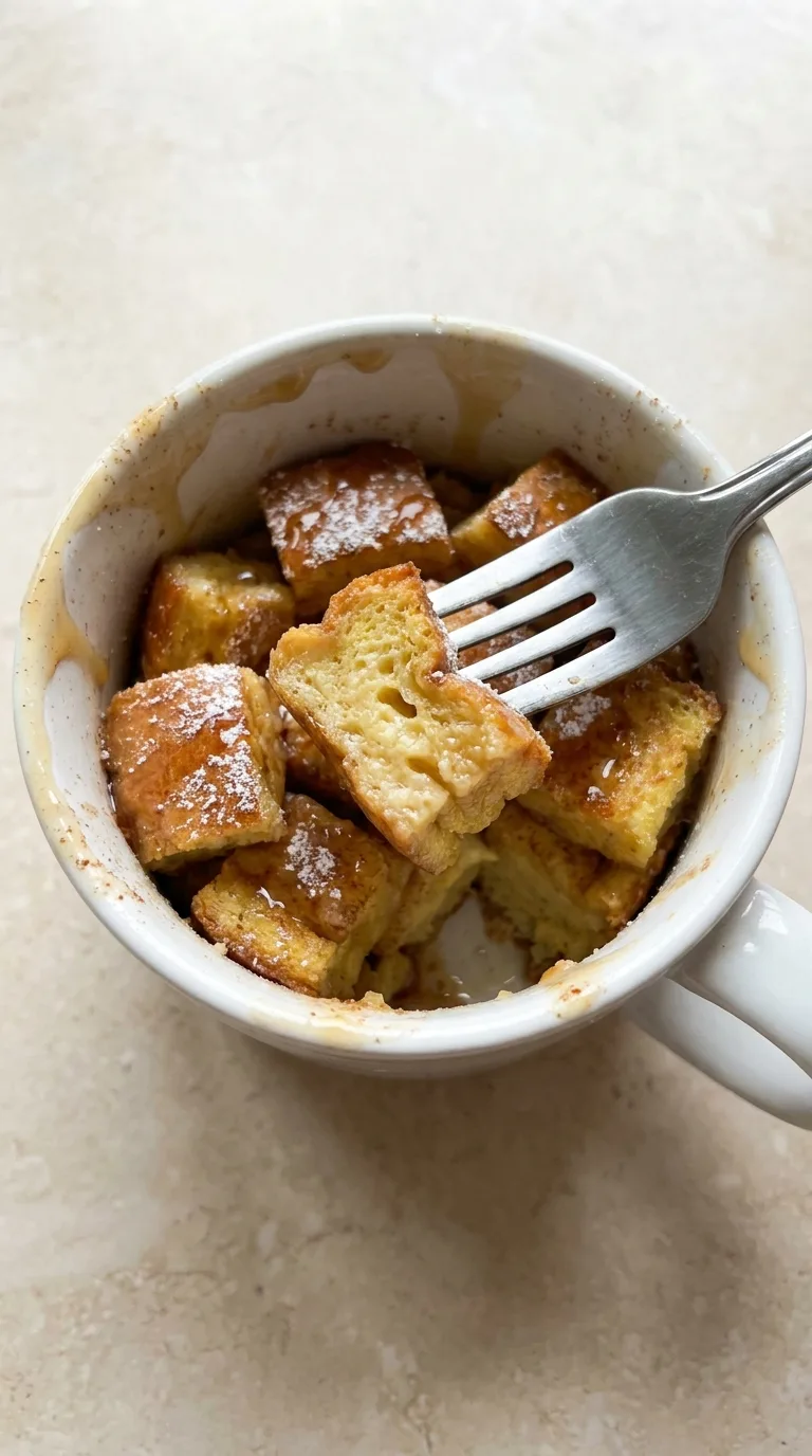 French Toast Mug final dish