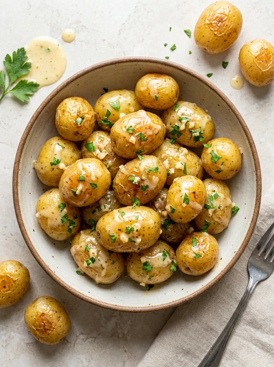 Garlic Sauce Baby Potatoes featured image