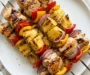 Hawaiian Chicken Skewers with Pineapple and Peppers