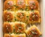Hawaiian Roll Grilled Cheese with a Buttery Garlic Topping