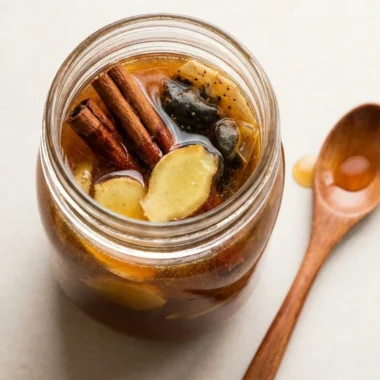 Homemade Chai Concentrate with Warming Spices finished recipe