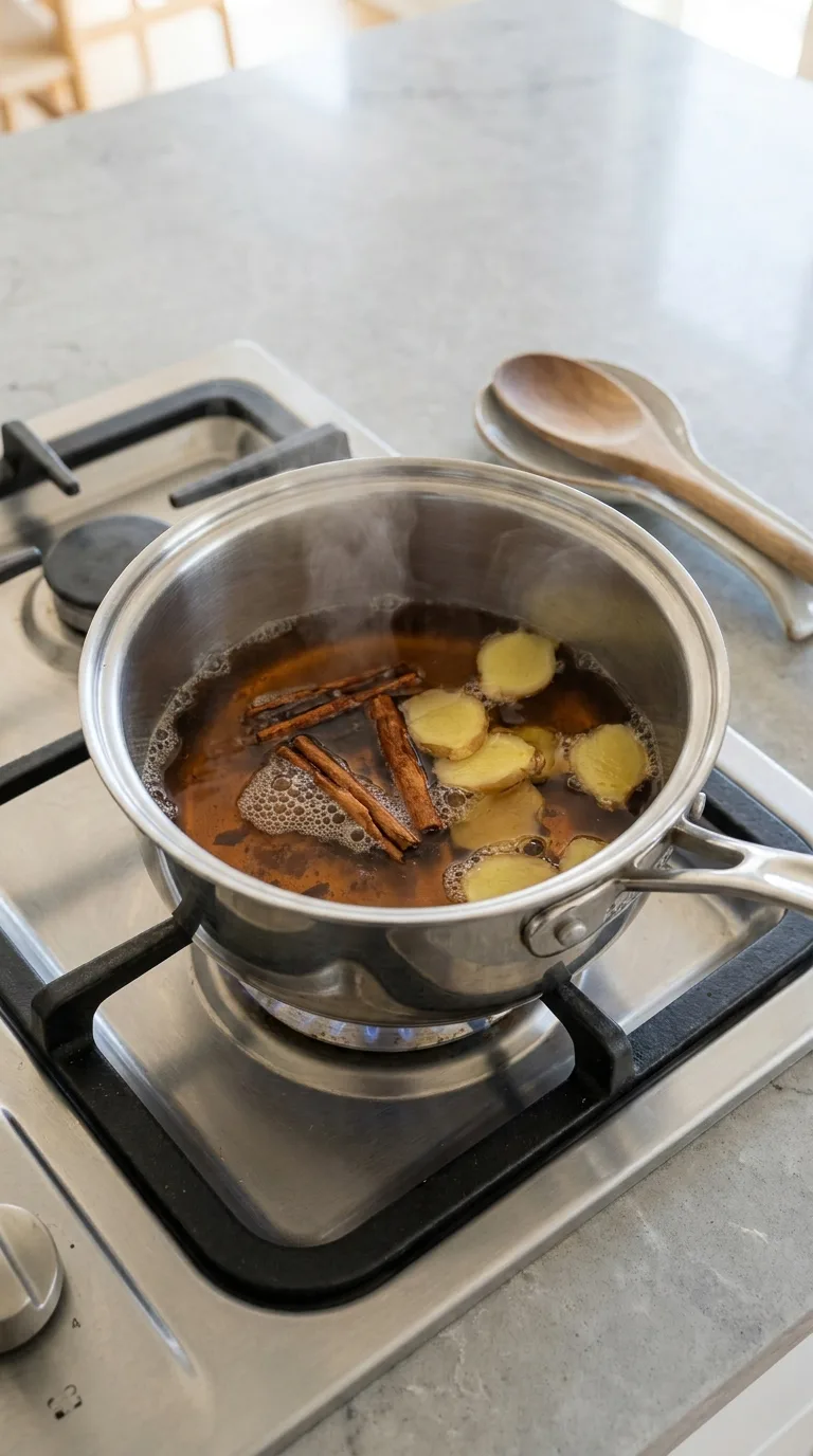 Homemade Chai Concentrate with Warming Spices step 3